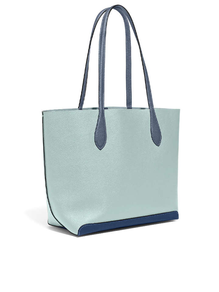 Coach-Kia-Tote-In-Colorblock-Aqua-Multi-Balilene-samping