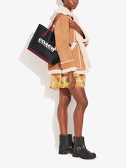 Coach-Kia-Tote-In-Colorblock-Black-Multi-Balilene-onmodel