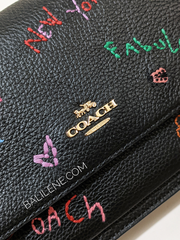 Coach Klare Crossbody With Diary Embroidery Black Multi
