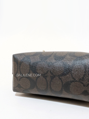 Coach-Mini-Gallery-Crossbody-In-Signature-Canvas-Brown-Black-Balilene-detail-bawah