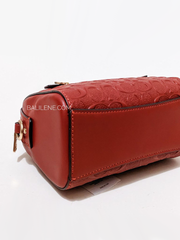 Coach Mini Rowan Crossbody In Signature Leather Red