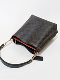    Coach-Mollie-Bucket-Bag-22-In-Signature-Canvas-Brown-Black-Balilene-detail-belakang