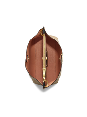 Coach Mollie Bucket Bag 22 In Signature Canvas Khaki/Black