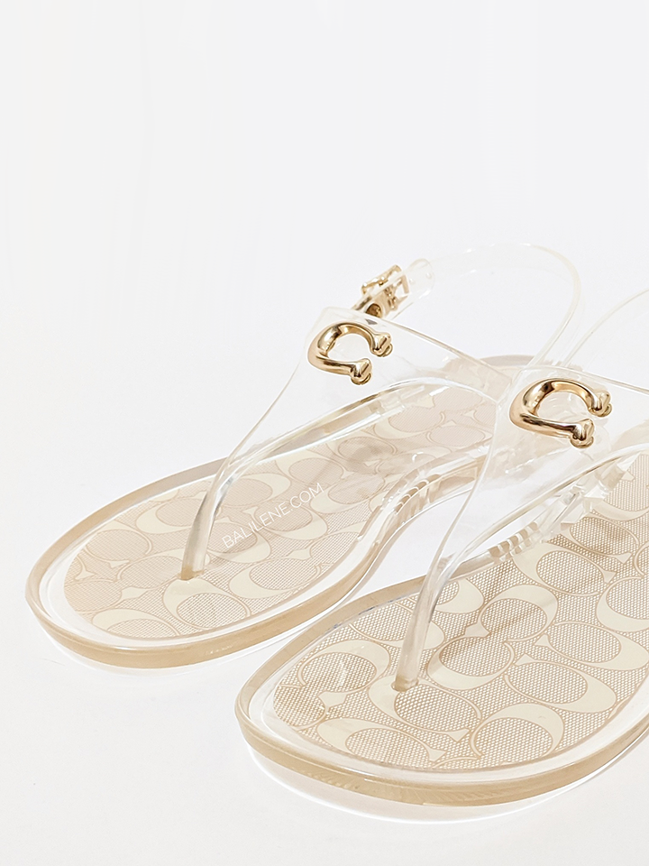 Coach Natalee Jelly Sandal Clear