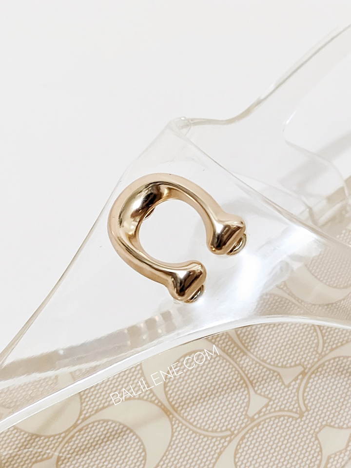Coach Natalee Jelly Sandal Clear