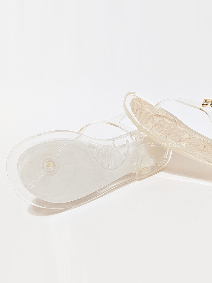 Coach Natalee Jelly Sandal Clear