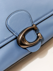 Coach Soft Tabby Shoulder Bag Washed Chambray