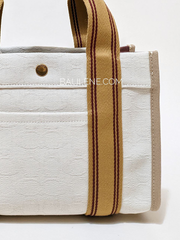 Coach Spin Tote 27 In Signature Jacquard Nature Multi