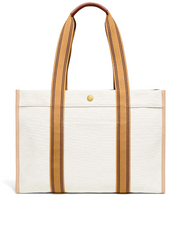 Coach Spin Tote 42 In Signature Jacquard Natural Multi