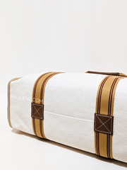 Coach Spin Tote 42 In Signature Jacquard Natural Multi