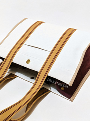 Coach Spin Tote 42 In Signature Jacquard Natural Multi