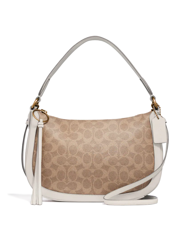 Coach Sutton Crossbody Signature Tan Chalk
