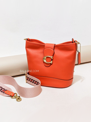 Coach Tali Bucket Bag Red Orange