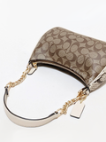 Coach Teri Shoulder Bag In Signature Canvas Khaki Chalk Multi