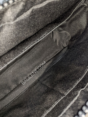 Coach Track Crossbody In Signature Canvas Gunmetal/Charcoal Black