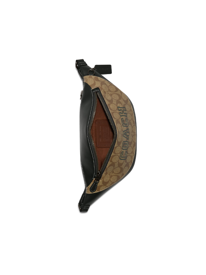    Coach-Warren-Belt-Bag-In-Signature-Canvas-With-Varsity-Motif-Khaki-Amazon-Green-Balilene-atas