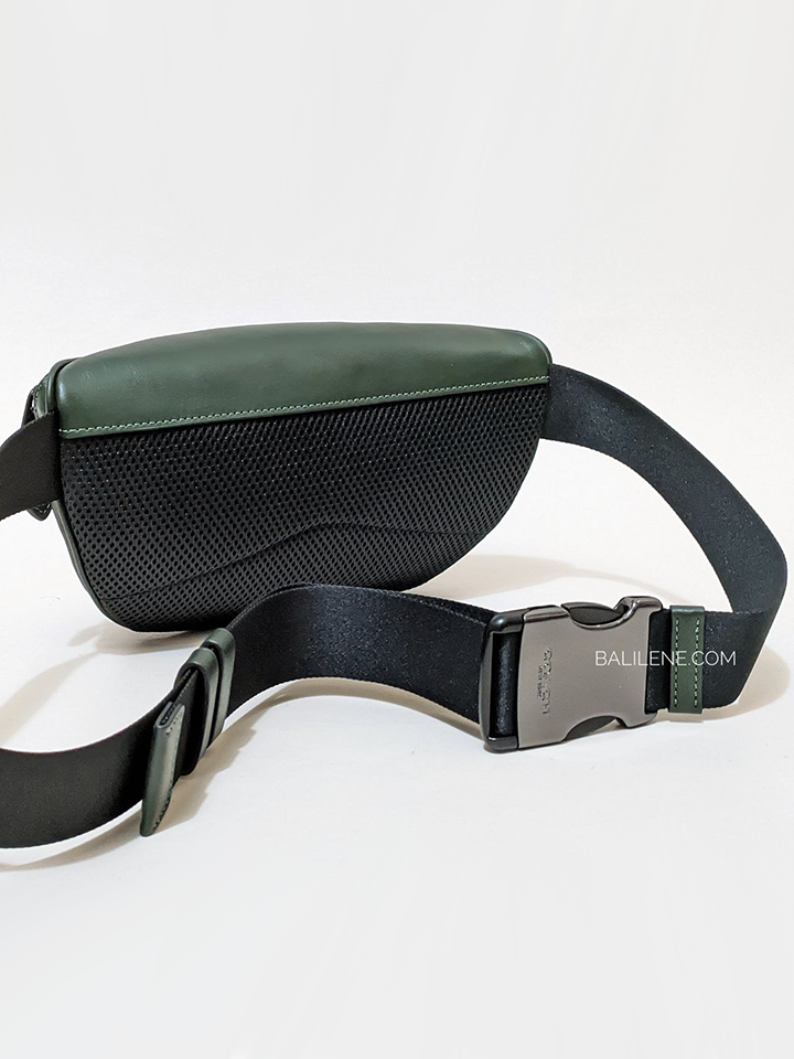 Coach-Westway-Belt-Bag-In-Colorblock-Signature-Canvas-With-Coach-Patch-Charcoal-Amazon-Green-Balilene-detail-belakang