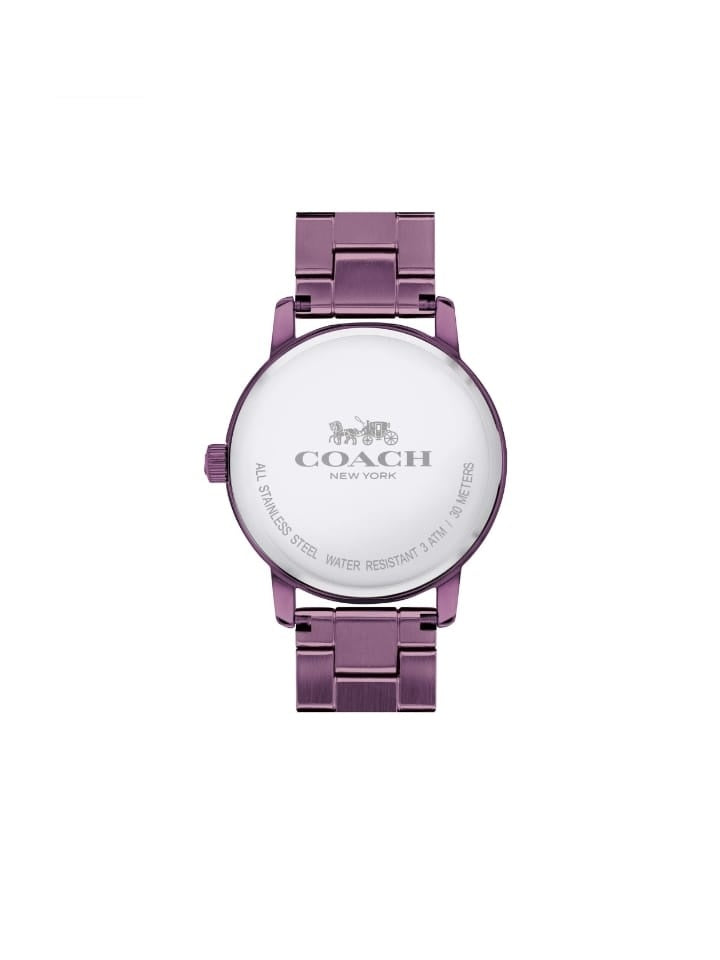 Coach 14502923 Ladies Grand Watch Purple