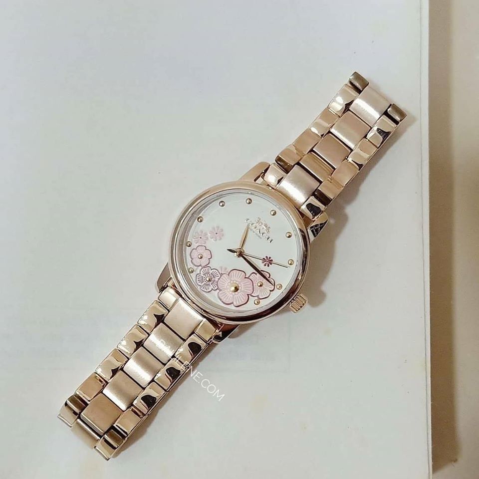 Coach 14503057 Grand Rose Gold Stainless Steel Watch