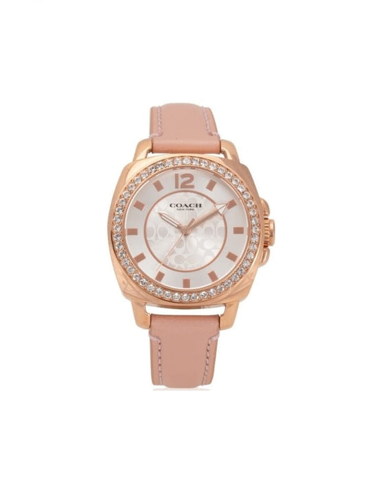 Coach 14503151 Boyfriend Pink Leather Rose Gold
