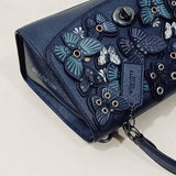 Coach 2307 Tilly Top Handle Applique Butterfly Midnight