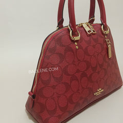 Coach 2558 Katy Satchel Signature Red
