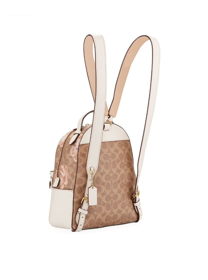 coach campus backpack 23 in signature rose print Coach 30954 Campus Backpack 23 In Signature Rose Print – Balilene