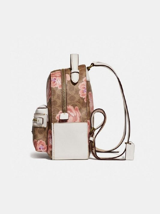 Coach 30954 Campus Backpack 23 In Signature Rose Print