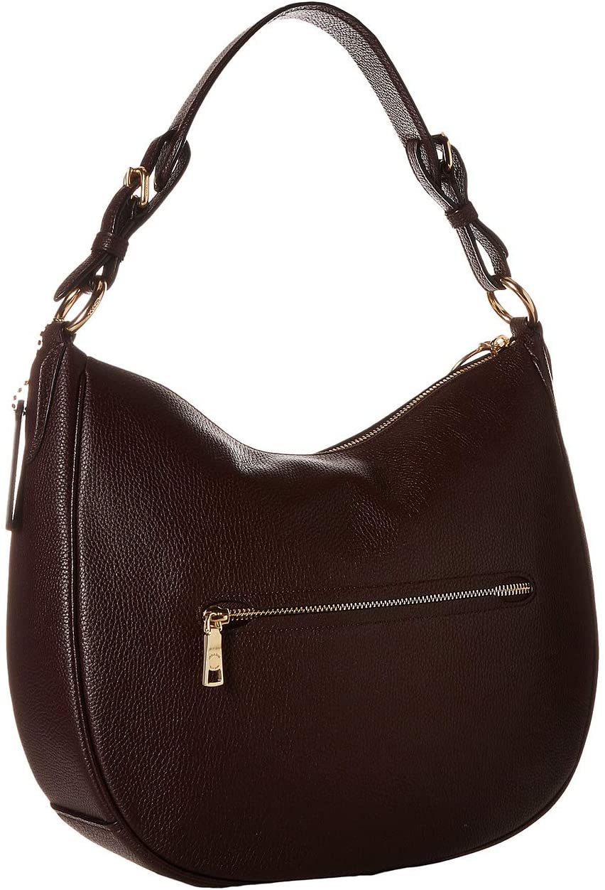 Coach 35593 Sutton Hobo Pabbled Leather Oxblood