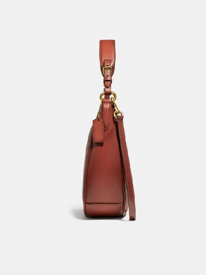 Coach 38580 Sutton Hobo Signature Tan
