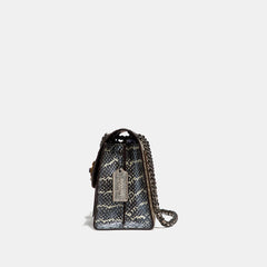 Coach 39679 Parker Signature Rivets Metalik Tan Platinum