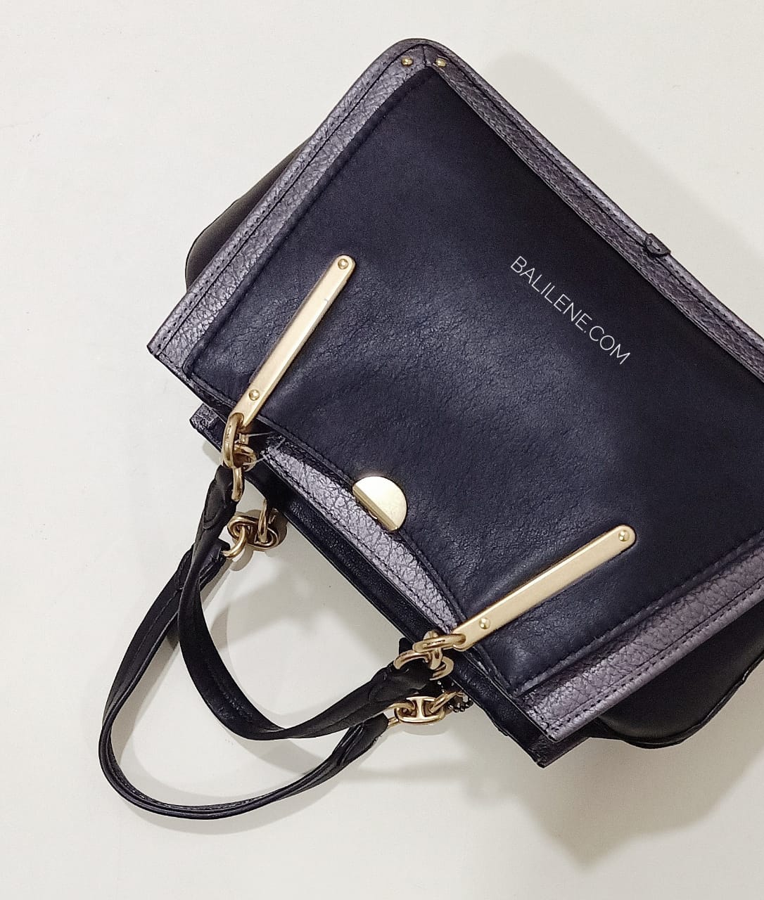 Coach 72614 Dreamer With Butterfly Applique And Snakeskin Black Multi