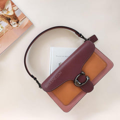 Coach Tabby Shoulder Bag 26 In Colorblock Vintage Pink Multi