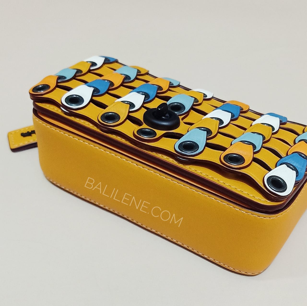 Coach 86832 Link Dinker Colorblok Goldenrod Multi