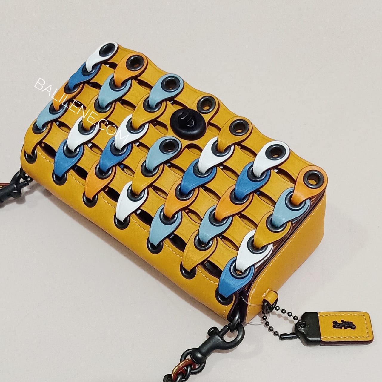 Coach 86832 Link Dinker Colorblok Goldenrod Multi