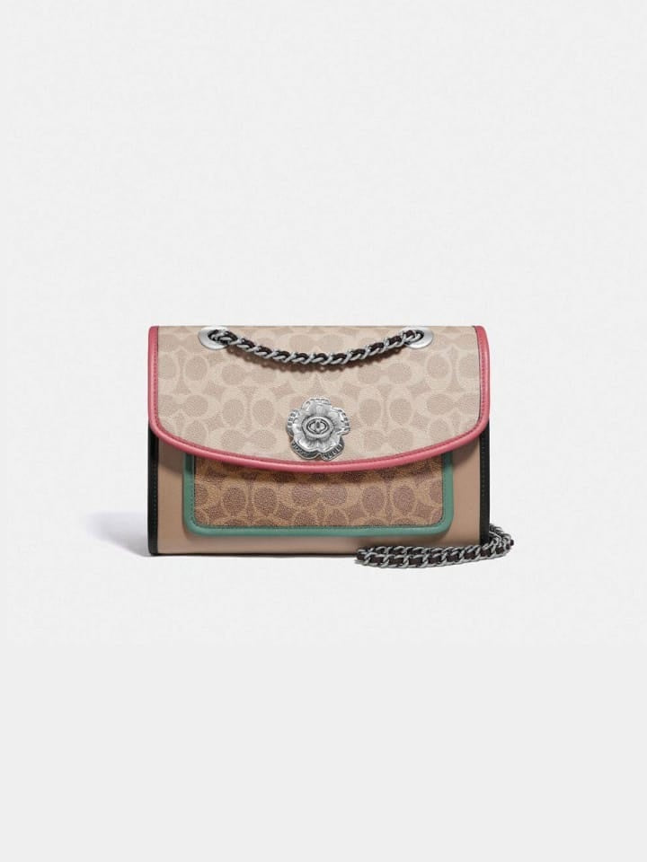Coach parker in blocked signature sale