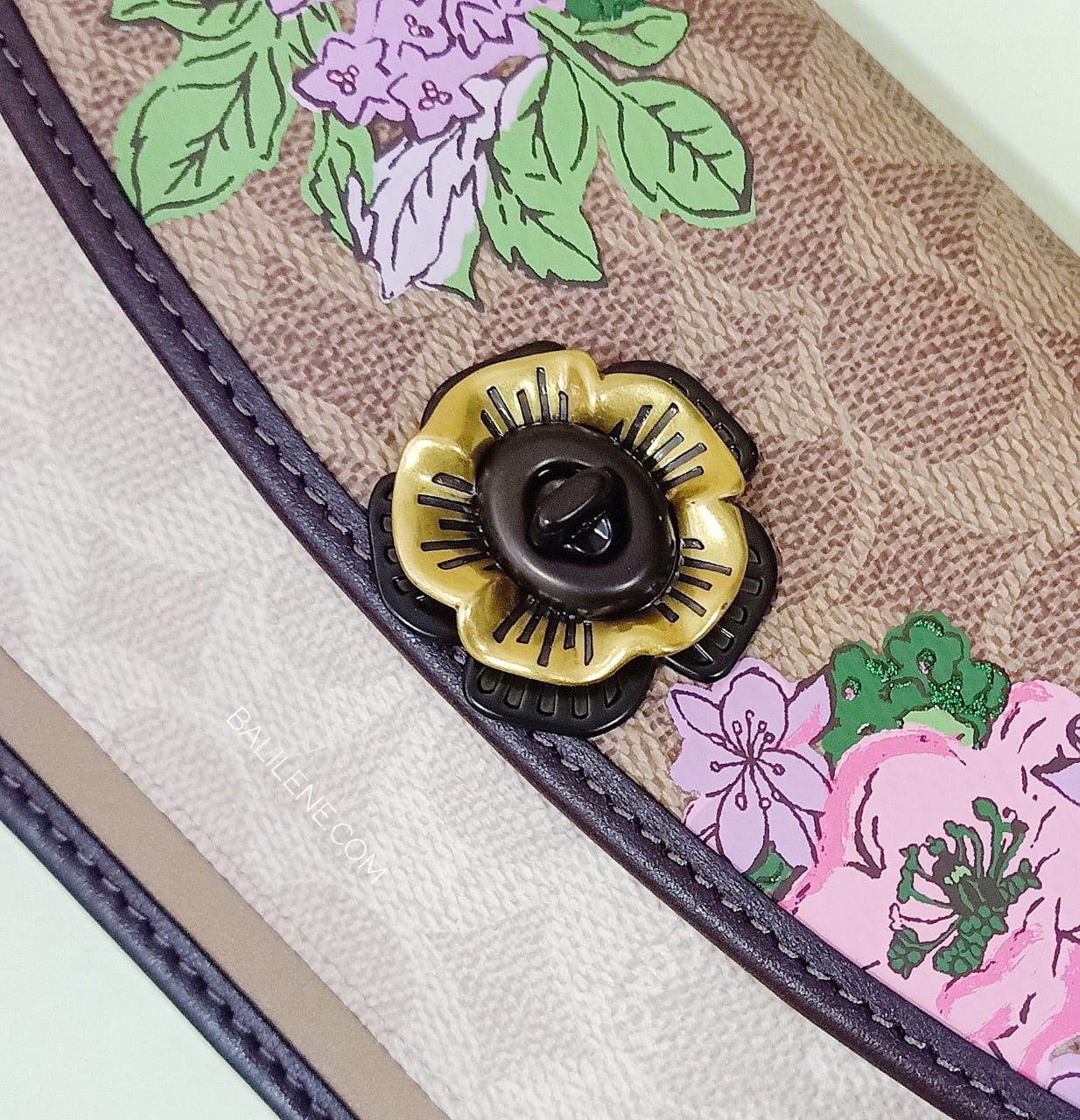 Coach 89293 Parker Crossbody Tan Sand Print