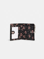 Coach 91056 Snap Card Crayon Heart Black