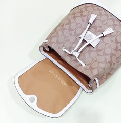 Coach 91121 Ele Backpack Dumbo Khaki Chalk Multi