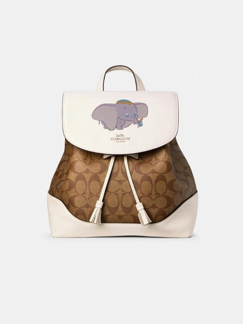 Coach 91121 Ele Backpack Dumbo Khaki Chalk Multi – Balilene