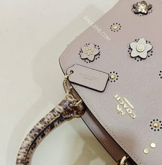 Coach 91142  Mini Lilie Crossbody App Taupe Multi