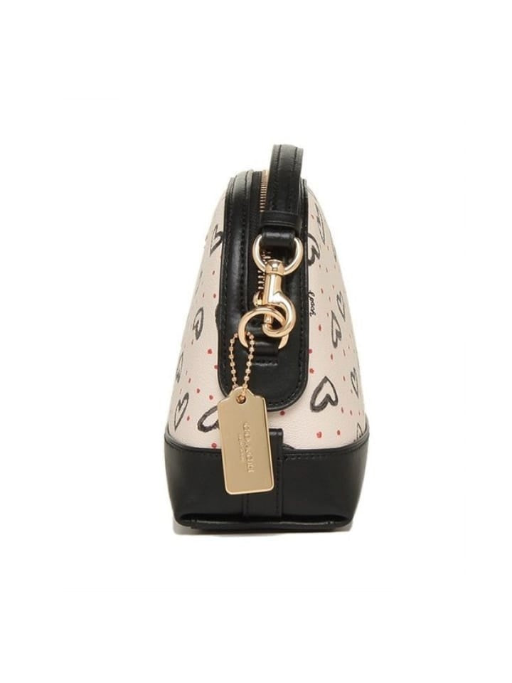 Coach 91152 Dome Hearts Crossbody Chalk Pink Multi