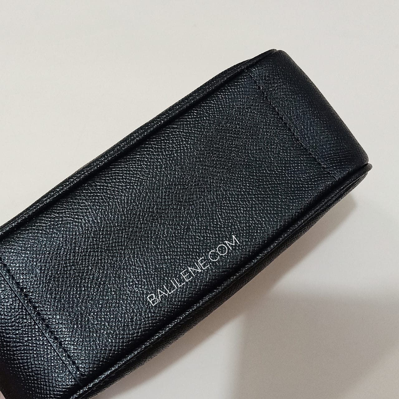 Coach C1302 Leather Jess 20 Crossbody Black