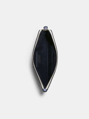 Coach C3297 Kafe Corner Large Zip Chalk Multi/ Periwinkle