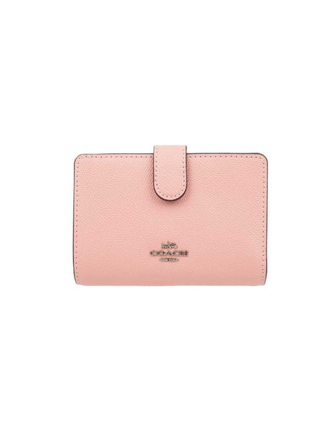 Coach F11484 Medium Corner Crossgrain Pink Petal – Balilene - Main Image