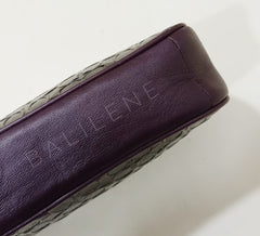 Coach F11940 Large Wristlet 19 In Signature Debossed Patent Leather Black Oxblood