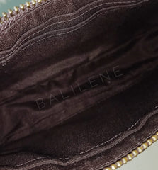 Coach F11940 Large Wristlet 19 In Signature Debossed Patent Leather Black Oxblood