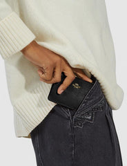 Coach F12186 Mini ID Case Black