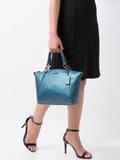 Coach F23538 Small Kelsey Satchel Metallic Dark Teal