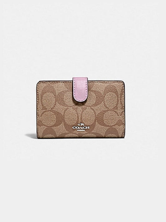 Coach F23553 Corner Medium Khaki Lilac